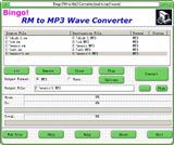 Bingo! RM to MP3 Wave Converter Подробное описание программы