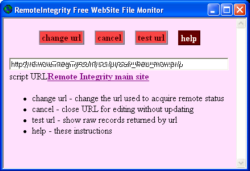 RemoteIntegrity Website Scanner RI_1000 Screenshot