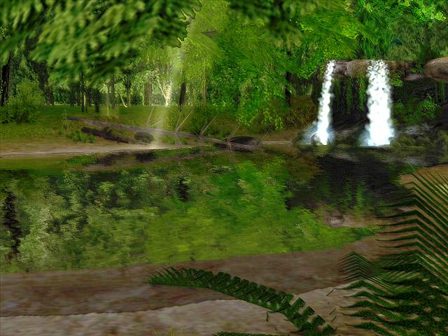 Spring Waterfall 3D Screensaver 1.0 Screenshot