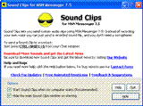 Sound Clips for MSN Messenger Подробное описание программы