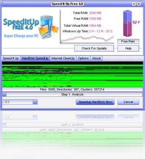SpeedItupFree 4.93 Screenshot