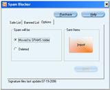 Spam Blocker Подробное описание программы