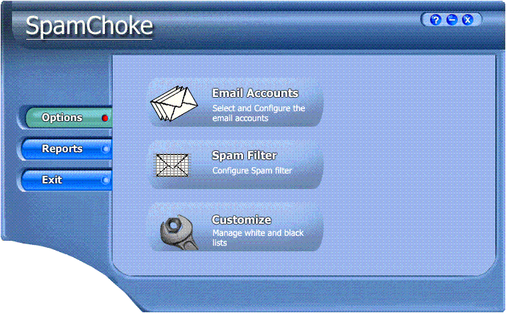 SpamChoke for Windows 1.3 Screenshot