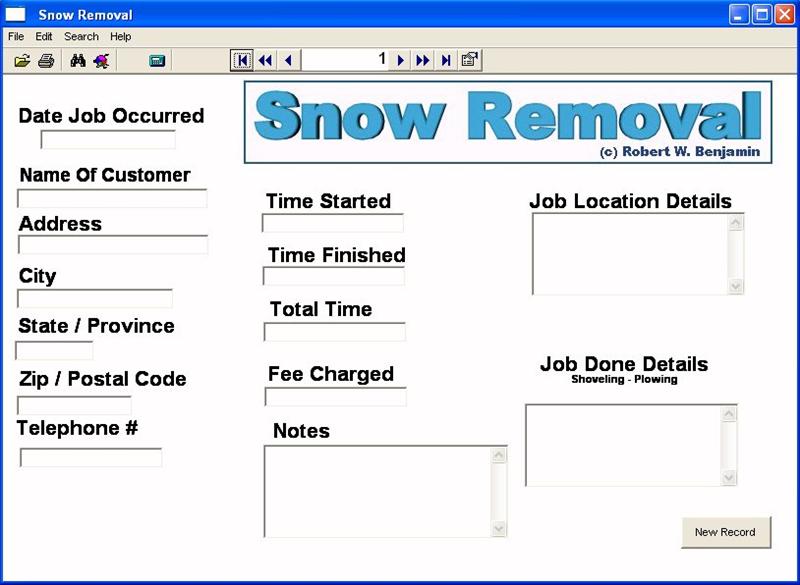 Snow Removal 6.0 Screenshot