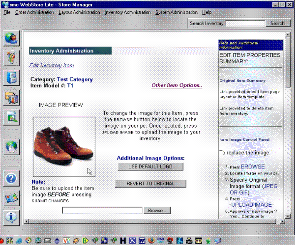 smc WebStore Lite 2.03 Screenshot