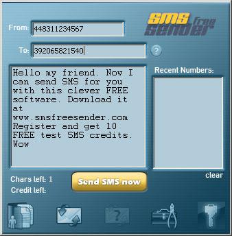 SMS Free Sender 2.6.8.3 Screenshot