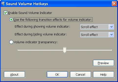 Sound Volume Hotkeys 1.1 Screenshot