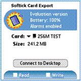 Softick CardExport II for Palm OS Подробное описание программы