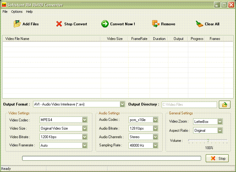 Softstunt RM RMVB Converter 4.1 Screenshot