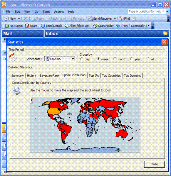 Spam Bully 3 for Outlook 3.0.0.16 Screenshot