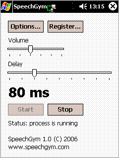 SpeechGym Mobile 1.0 Screenshot