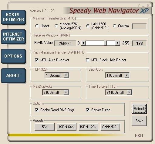 Speedy Web Navigator XP 2.1 Screenshot